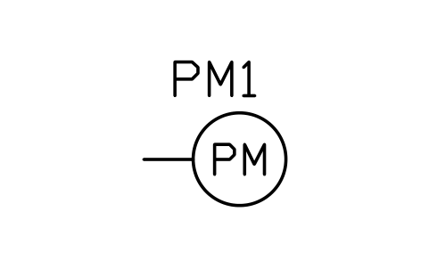 符号 电力仪表,多功能 的预览,块名 PWR_M_PM