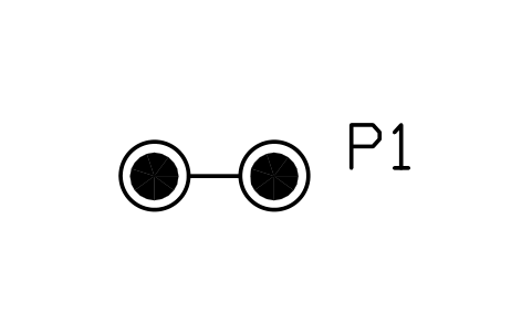 符号 H 型杆 的预览,块名 PWR_POLE_H