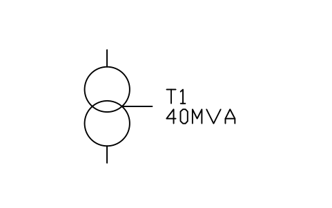 符号 自耦变压器 的预览,块名 PWR_TX_AUTO