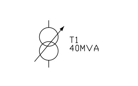 符号 有载调压变压器 的预览,块名 PWR_TX_OLTC