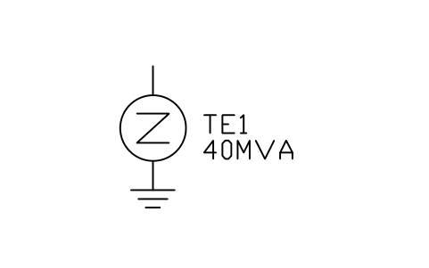 符号 接地变压器(曲折接线) 的预览,块名 PWR_TX_ZIGZAG