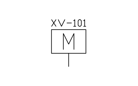 Actuator, electric motor, closed sembolünün önizlemesi, blok IS5_ACTR_M
