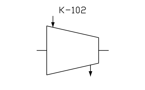 Compressor sembolünün önizlemesi, blok IS5_CMPR