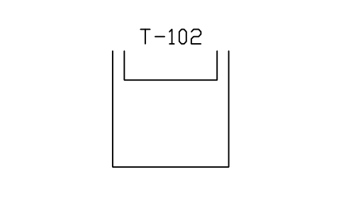 Floating roof tank sembolünün önizlemesi, blok IS5_FTNK