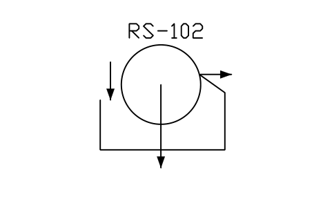 Rotary separator sembolünün önizlemesi, blok IS5_RSEP