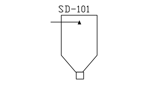 Spray dryer sembolünün önizlemesi, blok IS5_SDRY