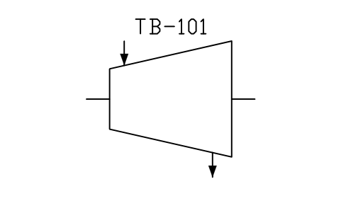Turbine sembolünün önizlemesi, blok IS5_TURB