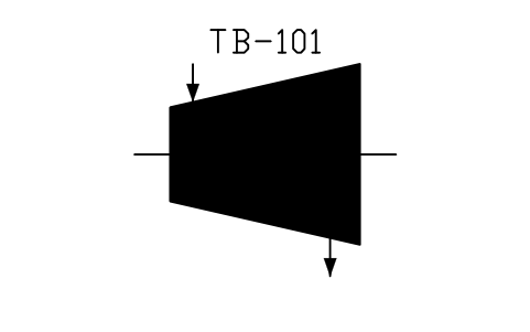 Turbine, running sembolünün önizlemesi, blok IS5_TURB_RUN