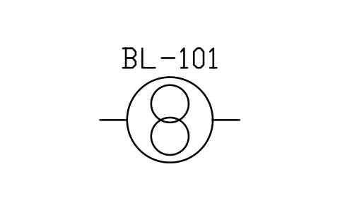 Blower, rotary lobe sembolünün önizlemesi, blok PEQ_BLOWER