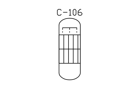 Absorber / scrubber tower sembolünün önizlemesi, blok PEQ_COL_ABSORBER
