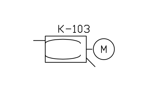 Compressor, screw sembolünün önizlemesi, blok PEQ_COMP_SCREW