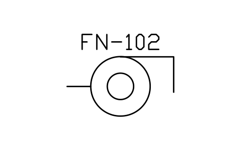 Fan, centrifugal sembolünün önizlemesi, blok PEQ_FAN_CENTR