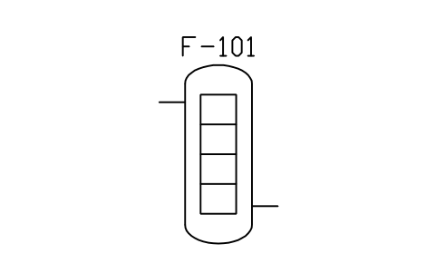 Filter, cartridge housing sembolünün önizlemesi, blok PEQ_FILTER_CART