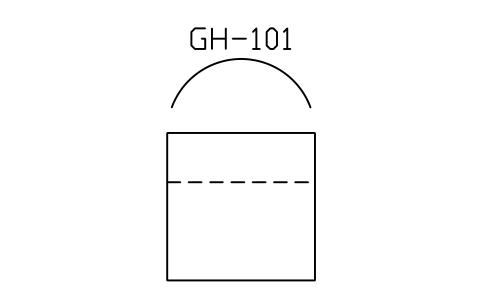 Gas holder sembolünün önizlemesi, blok PEQ_GASHOLDER
