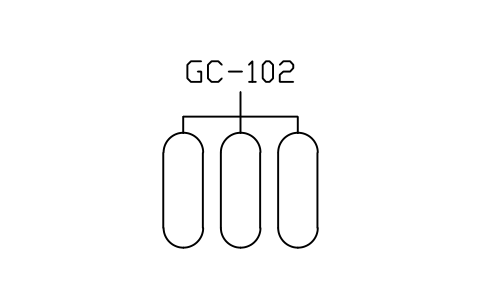 Cylinder bundle sembolünün önizlemesi, blok PEQ_GAS_CYL_RACK