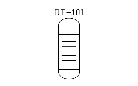 Desiccant dryer tower sembolünün önizlemesi, blok PEQ_GAS_DRYER