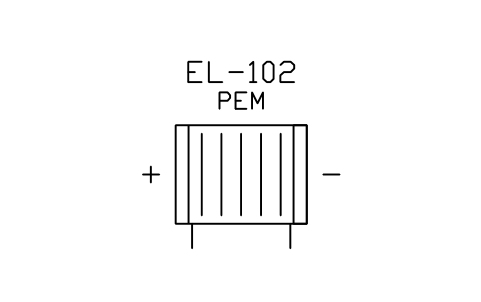 Electrolyser, PEM stack sembolünün önizlemesi, blok PEQ_GAS_ELY_PEM