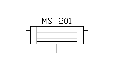 Gas membrane separator sembolünün önizlemesi, blok PEQ_GAS_MEMBRANE