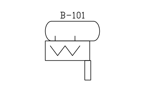 Steam boiler sembolünün önizlemesi, blok PEQ_HX_BOILER