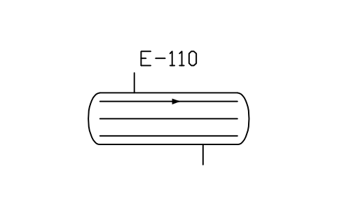 Condenser, horizontal sembolünün önizlemesi, blok PEQ_HX_CONDENSER