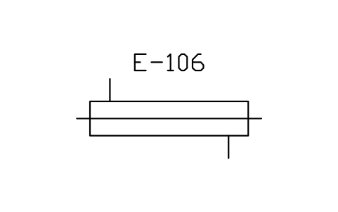 Double pipe exchanger sembolünün önizlemesi, blok PEQ_HX_DOUBLE