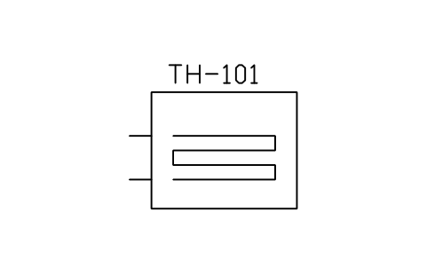 Tank heater sembolünün önizlemesi, blok PEQ_HX_TANKHEAT