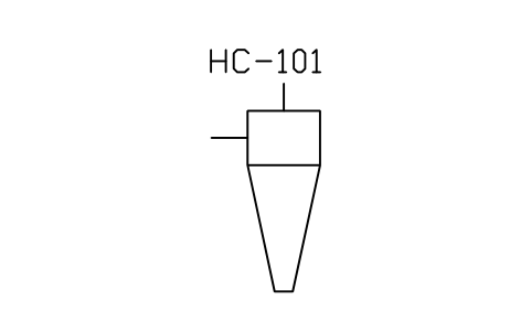 Hydrocyclone sembolünün önizlemesi, blok PEQ_HYDROCYCLONE