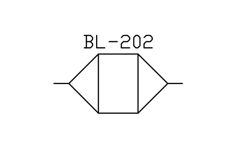 Blender, double cone sembolünün önizlemesi, blok PEQ_PH_DBLCONE