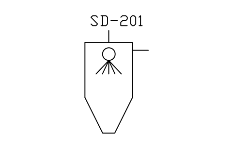 Spray dryer sembolünün önizlemesi, blok PEQ_PH_SPRAYDRY