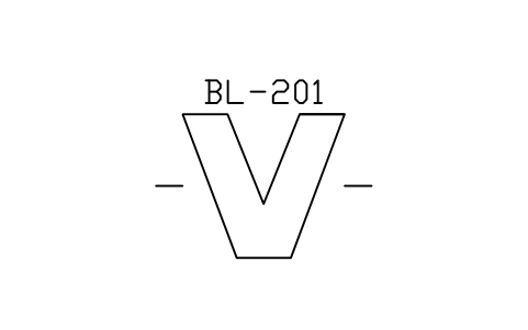Blender, V-shaped sembolünün önizlemesi, blok PEQ_PH_VBLEND