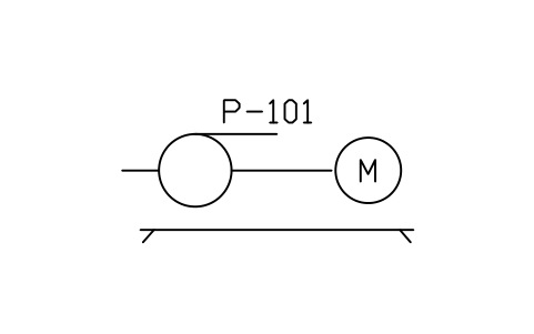 Pump, centrifugal, with motor sembolünün önizlemesi, blok PEQ_PUMP_CENTR