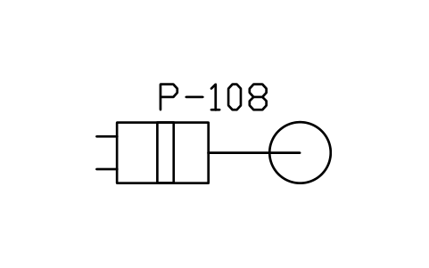 Pump, reciprocating sembolünün önizlemesi, blok PEQ_PUMP_RECIP