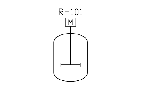 Reactor, agitated sembolünün önizlemesi, blok PEQ_RX_AGIT