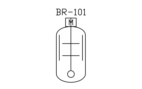 Fermenter / bioreactor sembolünün önizlemesi, blok PEQ_RX_FERMENTER