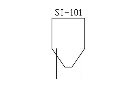 Silo sembolünün önizlemesi, blok PEQ_SILO