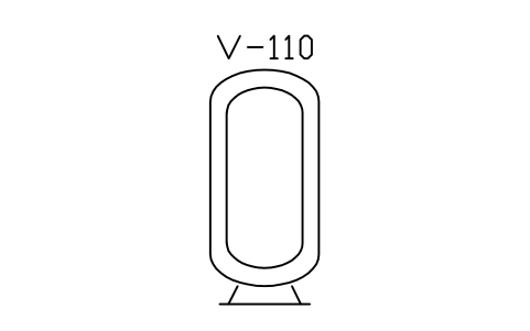 Vacuum-insulated vessel sembolünün önizlemesi, blok PEQ_VES_CRYO