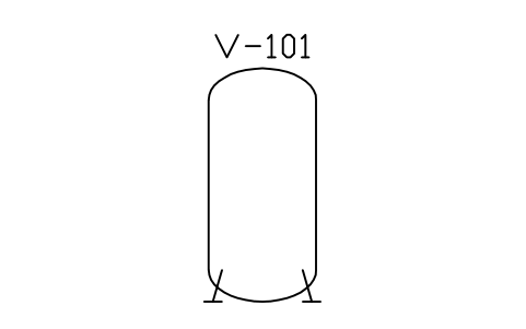 Vessel, vertical sembolünün önizlemesi, blok PEQ_VES_VERT