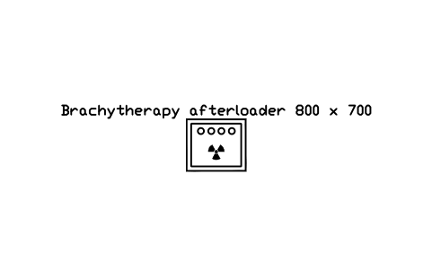 Preview of the Brachytherapy afterloader 800 x 700 symbol, block RAD_AFTERLOADER