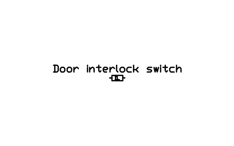 Preview of the Door interlock switch symbol, block RAD_DOOR_INTERLOCK