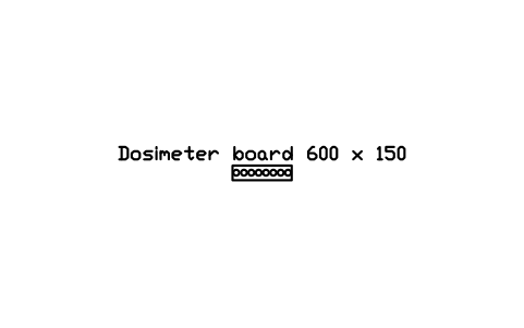 Preview of the Dosimeter board 600 x 150 symbol, block RAD_DOSIMETER_BOARD