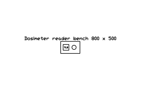 Preview of the Dosimeter reader bench 800 x 500 symbol, block RAD_DOSIMETER_READER