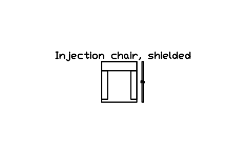 Preview of the Injection chair, shielded symbol, block RAD_INJECTION_CHAIR