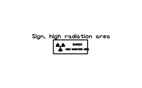 Preview of the Sign, high radiation area symbol, block RAD_SIGN_HIGH_RADIATION