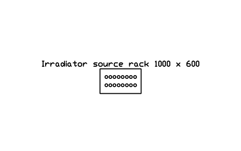 Preview of the Irradiator source rack 1000 x 600 symbol, block RAD_SOURCE_RACK