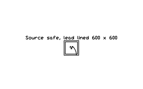Preview of the Source safe, lead lined 600 x 600 symbol, block RAD_SOURCE_SAFE