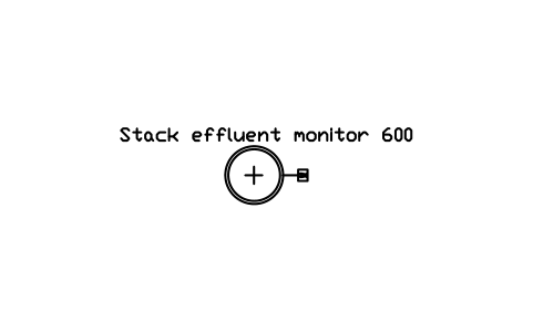 Preview of the Stack effluent monitor 600 symbol, block RAD_STACK_MONITOR