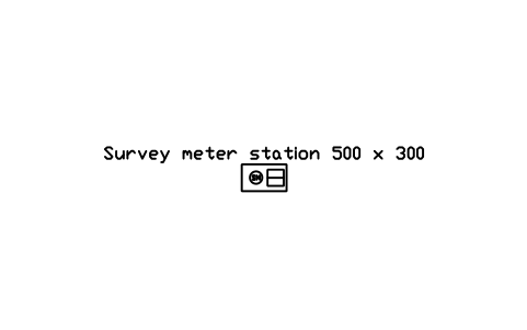 Preview of the Survey meter station 500 x 300 symbol, block RAD_SURVEY_STATION