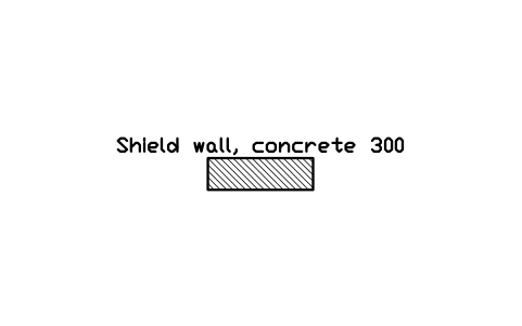 Preview of the Shield wall, concrete 300 symbol, block RAD_WALL_CONCRETE_300