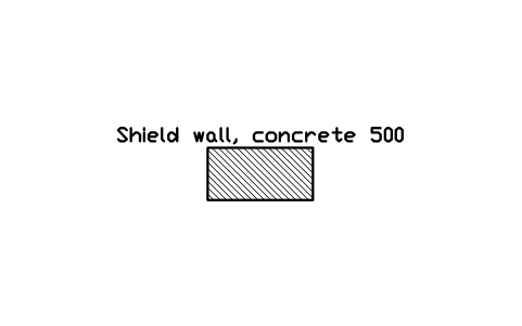 Preview of the Shield wall, concrete 500 symbol, block RAD_WALL_CONCRETE_500