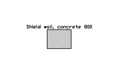 Preview of the Shield wall, concrete 800 symbol, block RAD_WALL_CONCRETE_800